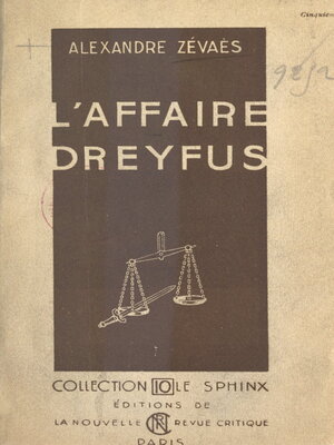 cover image of L'affaire Dreyfus